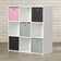 Wrought Studio 32.75'' H x 32.6'' W Cube Bookcase with Bins & Reviews